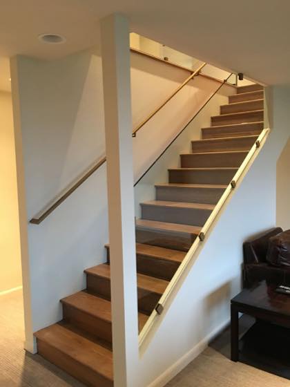 Floating Staircases project by NW Iron Works — scanned, laser-cut, and installed by our own crew
