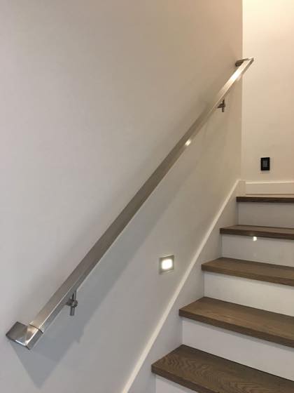 Floating Staircases fabricated and installed by NW Iron Works in the Portland-Vancouver metro