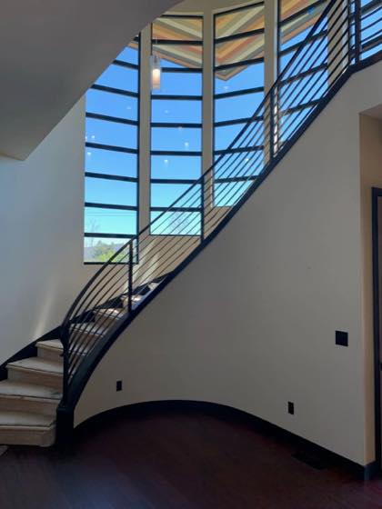 Floating Staircases — custom metal fabrication by NW Iron Works, Vancouver WA