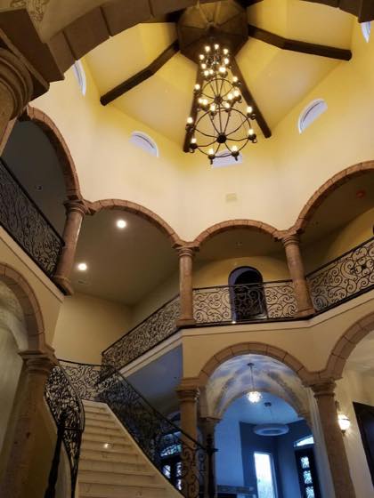Curved & Grand Stairs project by NW Iron Works — scanned, laser-cut, and installed by our own crew