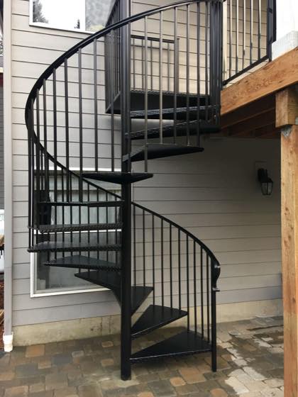 Spiral Staircases — custom metal fabrication by NW Iron Works, Vancouver WA