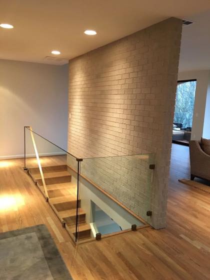 Glass Railings — custom metal fabrication by NW Iron Works, Vancouver WA