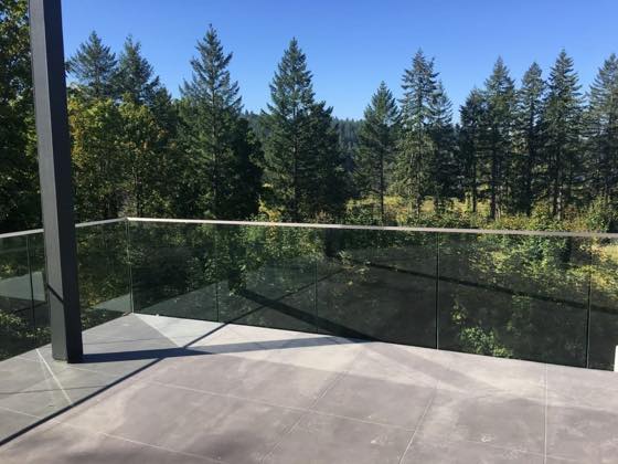 Glass Railings — custom metal fabrication by NW Iron Works, Vancouver WA