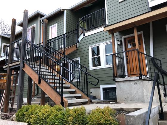 Steel Railings — custom metal fabrication by NW Iron Works, Vancouver WA
