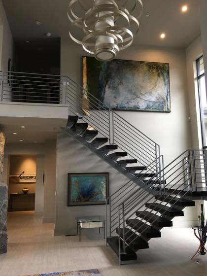 Custom steel railings built in our Vancouver, WA shop
