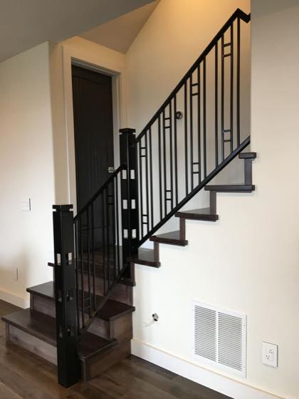 Steel Railings fabricated and installed by NW Iron Works in the Portland-Vancouver metro