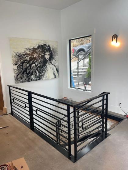 Steel Railings — custom metal fabrication by NW Iron Works, Vancouver WA