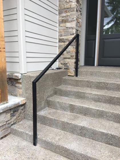 Custom steel railings built in our Vancouver, WA shop