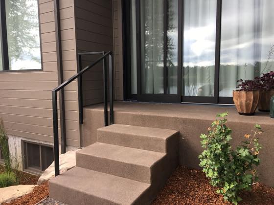 Steel Railings project by NW Iron Works — scanned, laser-cut, and installed by our own crew