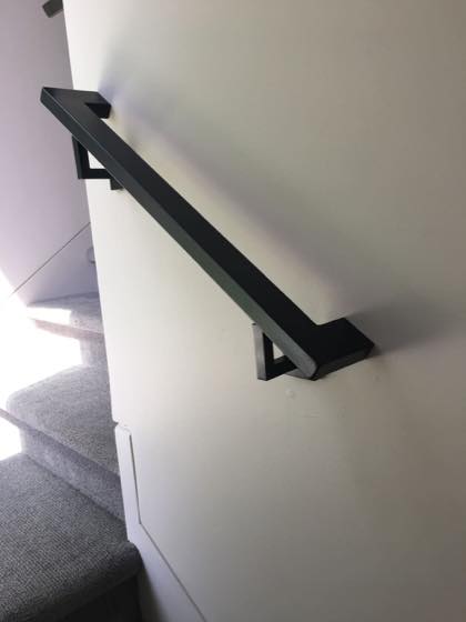 Steel Railings project by NW Iron Works — scanned, laser-cut, and installed by our own crew
