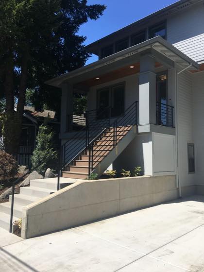 Steel Railings — custom metal fabrication by NW Iron Works, Vancouver WA