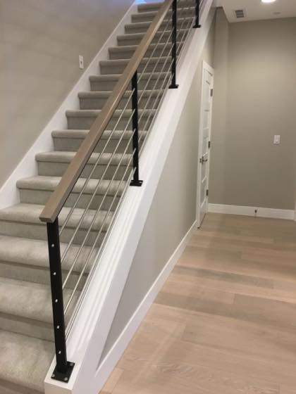 Steel Railings fabricated and installed by NW Iron Works in the Portland-Vancouver metro