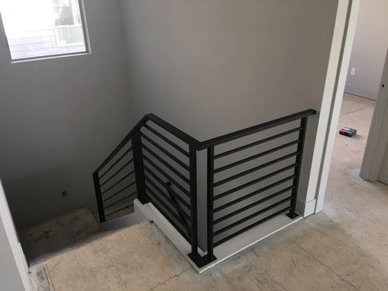 Steel Railings project by NW Iron Works — scanned, laser-cut, and installed by our own crew