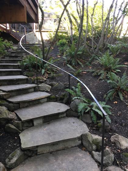 Steel Railings — custom metal fabrication by NW Iron Works, Vancouver WA