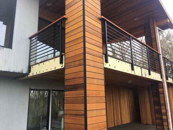 Custom steel railings built in our Vancouver, WA shop