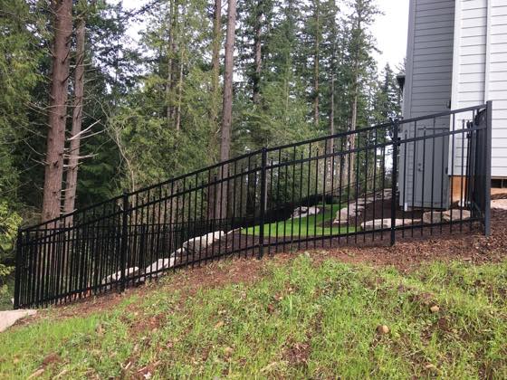 Gates & Fencing project by NW Iron Works — scanned, laser-cut, and installed by our own crew