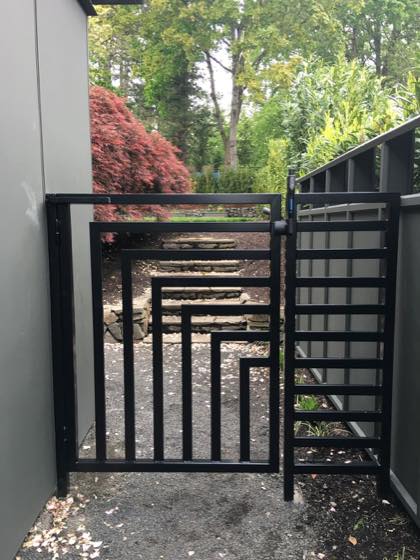 Gates & Fencing fabricated and installed by NW Iron Works in the Portland-Vancouver metro