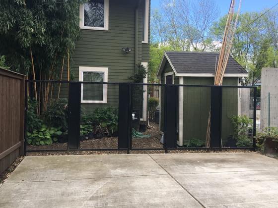 Gates & Fencing project by NW Iron Works — scanned, laser-cut, and installed by our own crew