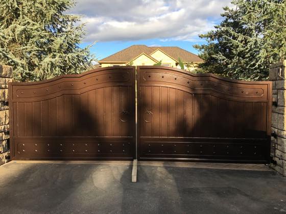 Gates & Fencing project by NW Iron Works — scanned, laser-cut, and installed by our own crew