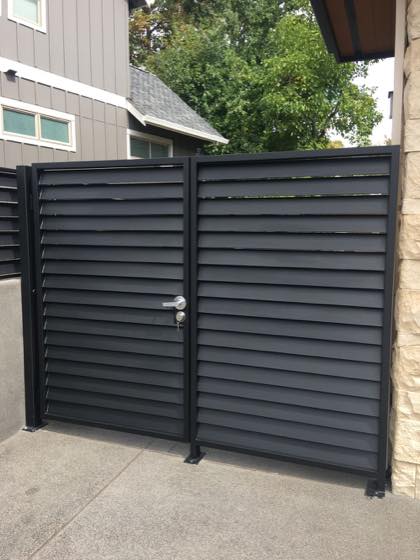 Gates & Fencing project by NW Iron Works — scanned, laser-cut, and installed by our own crew