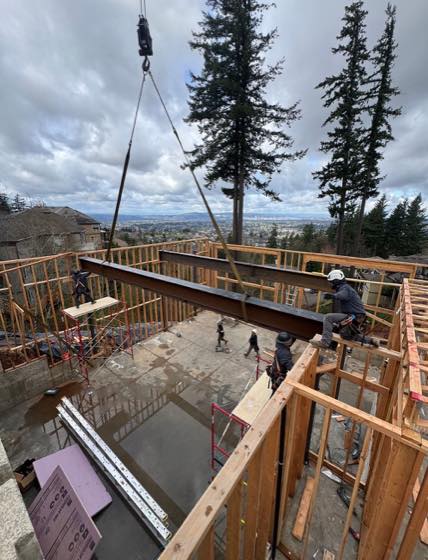 Structural Steel project by NW Iron Works — scanned, laser-cut, and installed by our own crew